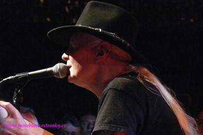 Johnny Winter v Lucerna Music Baru